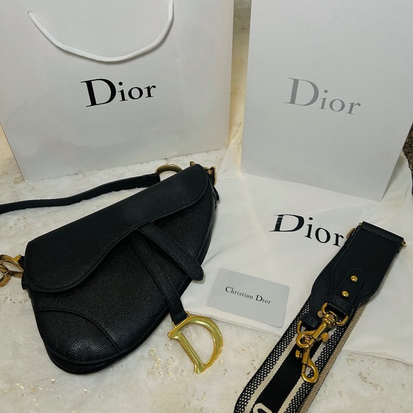 Dior Saddle Bag in Black - Picture 1 of 9